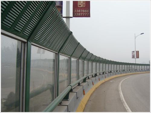 顶部折角声屏障